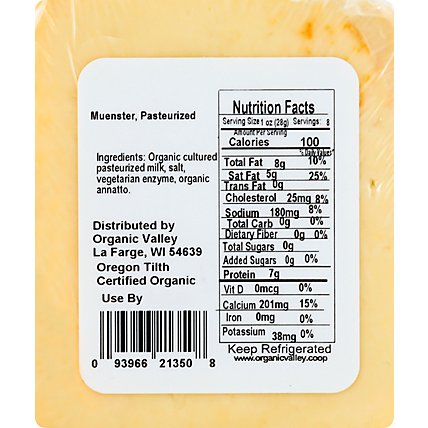 Org Vly Muenster Rind Cheese - 8 OZ - Image 5