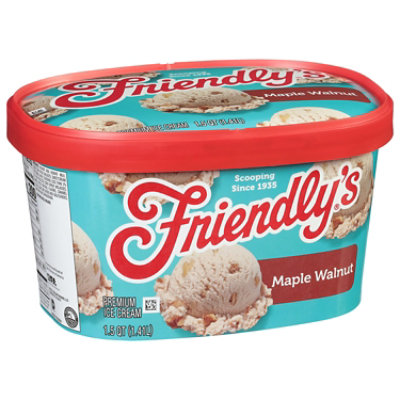 Friendly's Rich and Creamy Maple Walnut Ice Cream - 1.5 Quart - Image 1