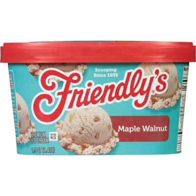 Friendly's Rich and Creamy Maple Walnut Ice Cream - 1.5 Quart - Image 2