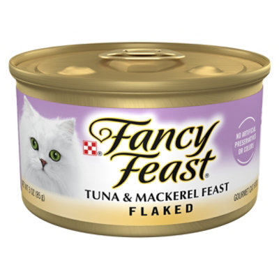 Fancy Feast Tuna & Mackerel Wet Cat Food - 3 Oz - Image 1