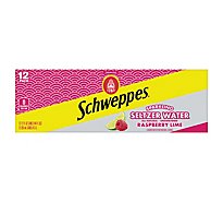 Schweppes Seltzer Raspberry Sparkling - 12-12 FZ