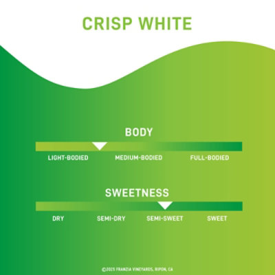Franzia White White Wine - 3 Liters - Image 3