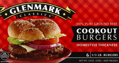 Glenmark Cookout Burgers - 2 LB - Image 2