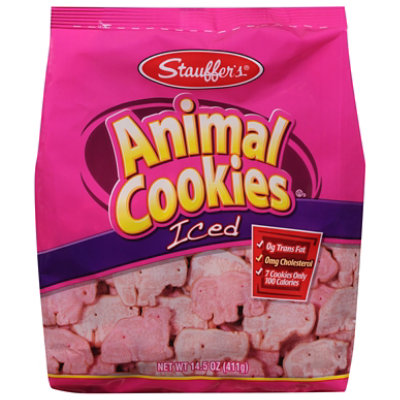 Stauffer's Animal Cookies Iced - 14.5 Oz