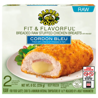 Barber Foods Cordon Bleu Stuffed Chicken Breast - 8 Oz - Image 1
