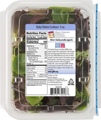 Olivias Baby Butter Lettuce - 5 OZ - Image 5