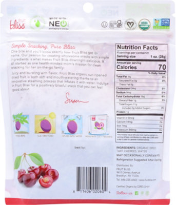 Fruit Bliss Fruit Cherries Tart Org - 5 OZ - Image 6