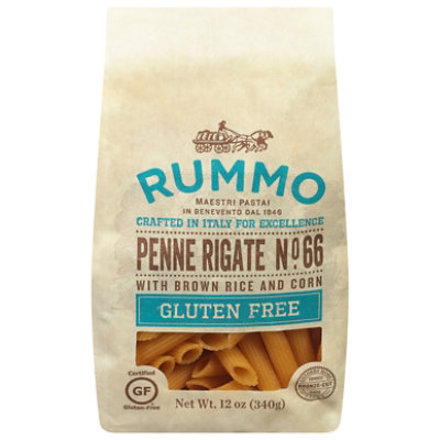 Gluten Free Mezzi Rigatoni Pasta Rummo