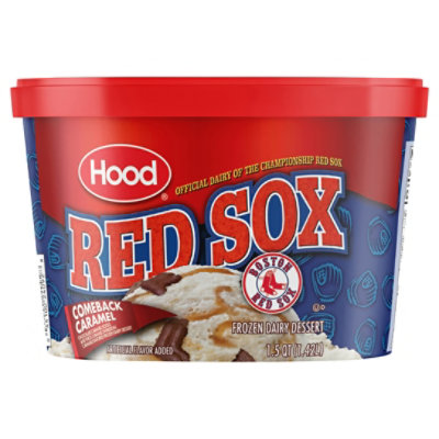 Hood Red Sox Comeback Caramel Frozen Dairy Dessert - 1.5 Quart - Image 3