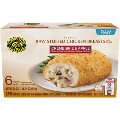 Barber Foods Creme Brie & Apple Stuffed Chicken Breast - 30 Oz - Image 1