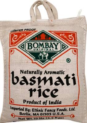 Bombay Basmati Rice White - 10 Lbs - Image 2