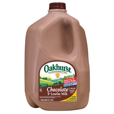 Oakhurst 1% Lowfat Chocolate Milk - 1 Gallon - starmarket