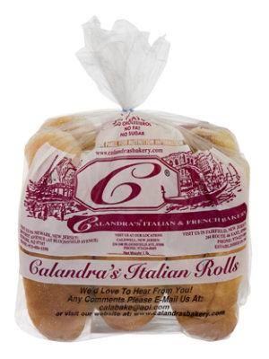 Calandra Italian Roll 6pk - 16 OZ