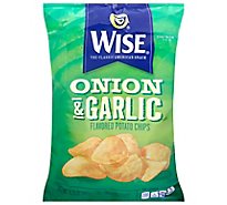 Wise Onion  Garlic Potato Chip - 8.75 OZ