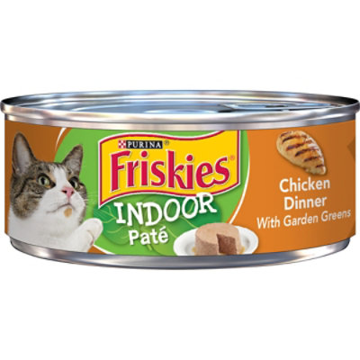 Purina Friskies Chicken & Brown Rice With Garden Greens Indoor Wet Cat Food - 5.5 OZ - Image 1