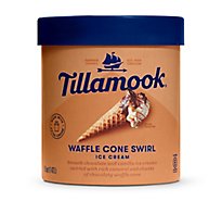 Tillamook Waffle Cone Swirl Ice Cream - 48 Oz