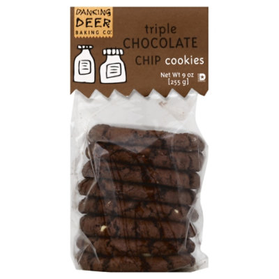 Dancing Deer All Natural Triple Chocolate Chip Cookies - 9 OZ - Image 1