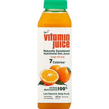 Vita J Orange Juice - 16 FZ - Image 2