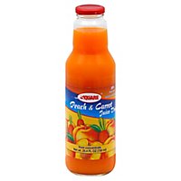 Square Peach Carrot Juice - 25.4 FZ - Image 1