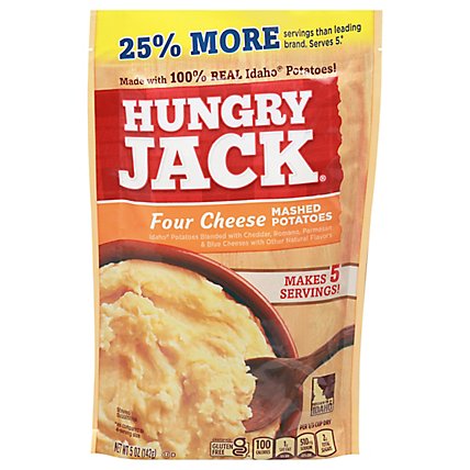 Hungry Jack Four Cheese Mashed Potatoes Pouch - 5 OZ - Image 3
