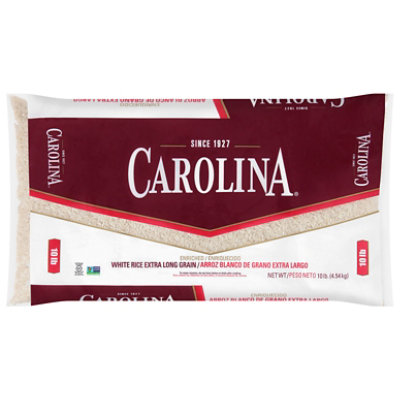 Carolina White Extra Long Grain Rice - 10 Lb - Image 1