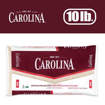 Carolina White Extra Long Grain Rice - 10 Lb - Image 2