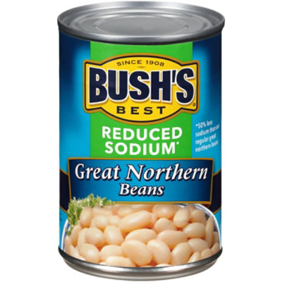 Bush's Reduced Sodium Great Northern Beans - 15.8 Oz - Image 5