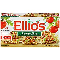 Ellios 9 Slice Supreme Pizza - 19.64 OZ - Image 1