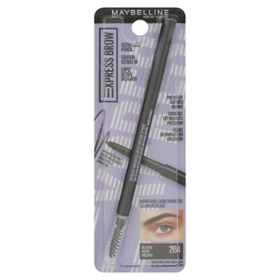 Maybelline Express Brow Ultra Slim Pencil Eyebrow Makeup Black - 0.003 Oz - Image 2
