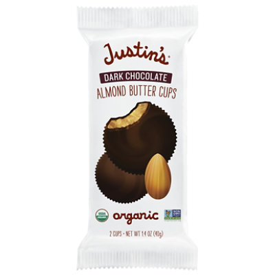 Justins Nut Btr Almond Dk Choc - 1.4 OZ - Image 1