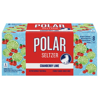 Polar Seltzer Cranberry Lime - 8-12 Fl. Oz. - Image 4