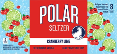 Polar Seltzer Cranberry Lime - 8-12 Fl. Oz. - Image 7
