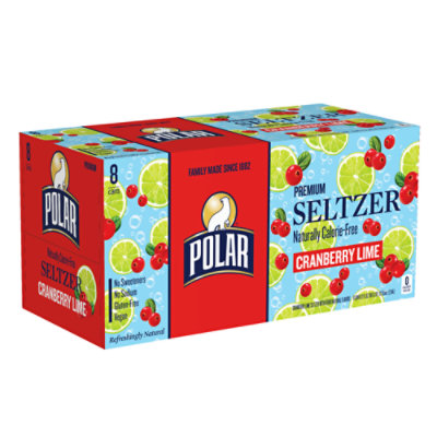 Polar Seltzer Cranberry Lime - 6-12 FZ