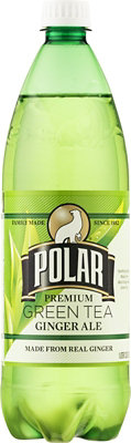 Polar Soda Ginger Ale Green Tea - 33.8 FZ - Image 1