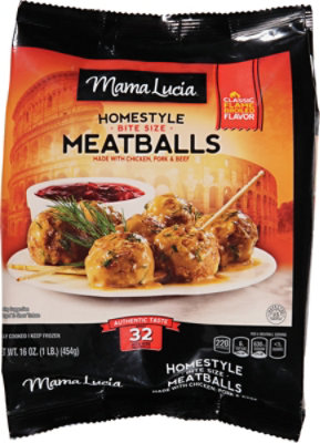 Mama Lucia Homestyle Bite Size Meatballs - 16 Oz. - Image 2