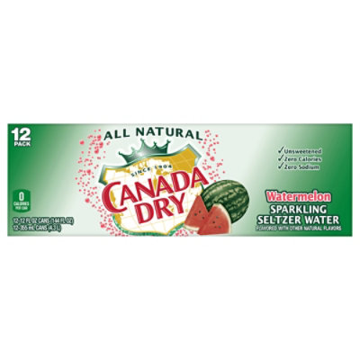 Canada Dry Sparkling Watermelon - 12-12 FZ - Image 3