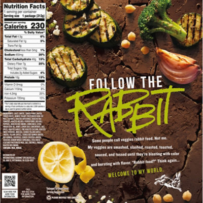 Fat Rabbit Lemon Feta Frenzy with Roasted Vegetables Frozen Meal - 11 Oz - Image 2