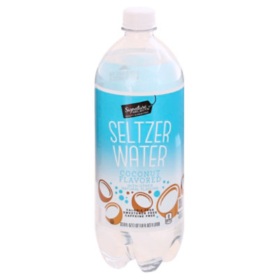 Signature SELECT Coconut Seltzer Water - 1 Liter - Image 4