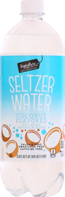 Signature SELECT Coconut Seltzer Water - 1 Liter - Image 2