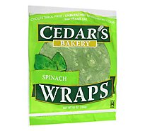 Cedars Spinach Wrap - 10 Oz