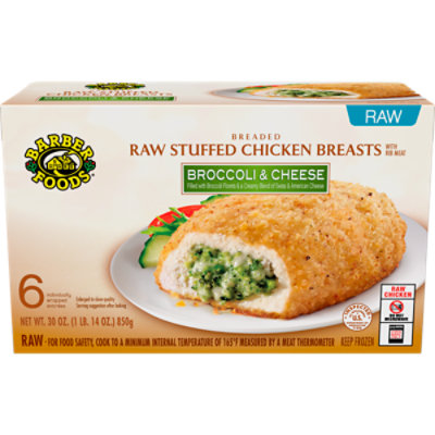 Barber Foods Broccoli & Cheese Stuffed Chicken Breast - 30 Oz - Image 1