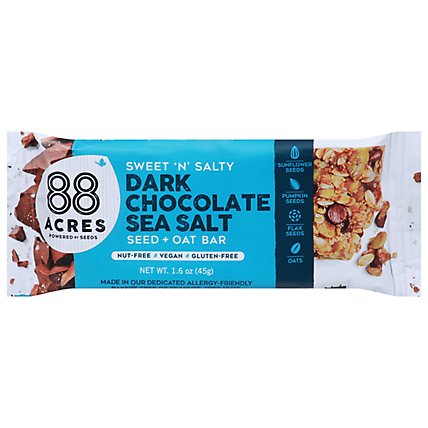88 Acres Bar Snack Chocolate Sea Salt - 1.6 OZ - Image 2