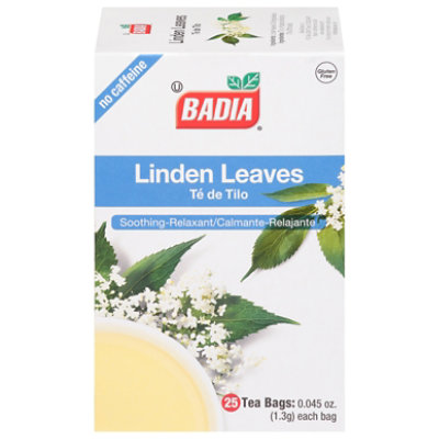 Badia Tea Bags Linden Leaves 25 Count Safeway