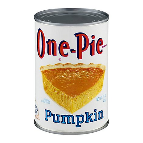 One Pie Pumpkin - 15 OZ