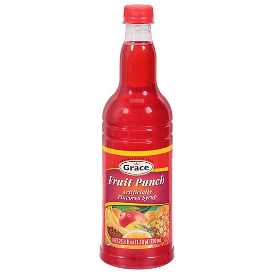 Grace Fruit Punch Drink Syrup - 25.5 FZ