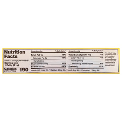 On Cor Chicken Patty Bag - 27.5 OZ - Image 3