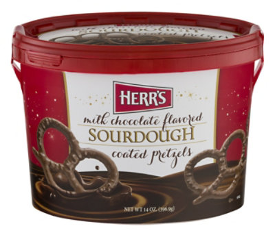 Herrs Milk Chocolate Sourdough Pretzel - 14 OZ - Image 6