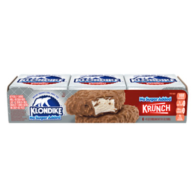 Klondike No Sugar Added Krunch Frozen Dairy Dessert Bars - 4 Fl. Oz. - Image 2