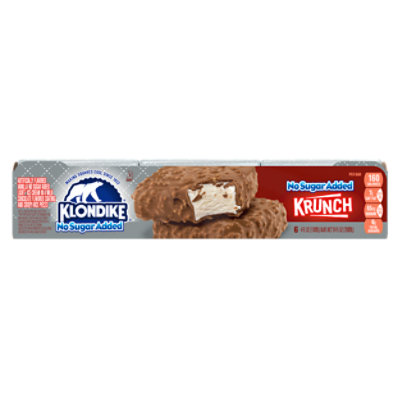 Klondike No Sugar Added Krunch Frozen Dairy Dessert Bars - 4 Fl. Oz. - Image 1