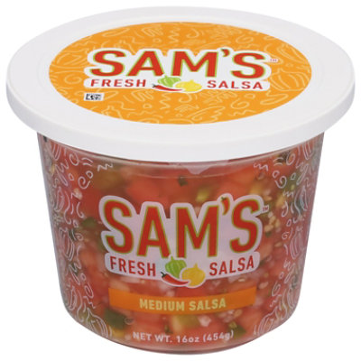 Sams Salsa Medium - 16 OZ - Image 2